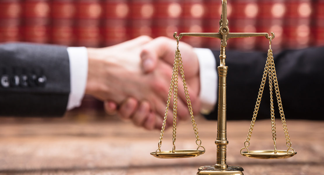 Scales of Justice and Handshake - Better Divorce Litigation